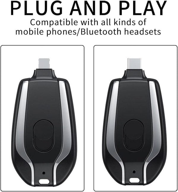 Type C – Emergency Keychain Portable Charger Power Bank Type C – Emergency Keychain Portable Charger Power Bank