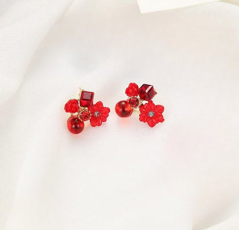 Flower Crystal Korean Earrings – Elegant Women’s Fashion Jewelry Flower Crystal Korean Earrings – Elegant Women’s Fashion Jewelry