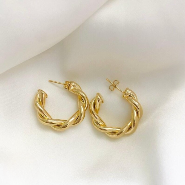 Twisted Sparkling Earrings For Women Twisted Sparkling Earrings For Women