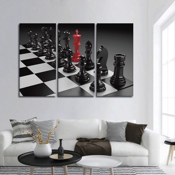 Chess Metal Wall Art Set – 8×11 Inches Each | Modern Game Room & Office Decor Chess Metal Wall Art Set – 8×11 Inches Each | Modern Game Room & Office Decor