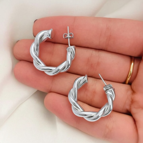 Twisted Sparkling Earrings For Women Twisted Sparkling Earrings For Women