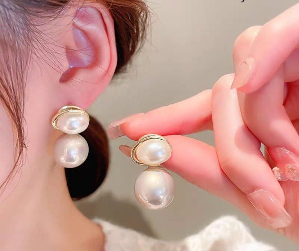 Oval Shape Marble Korean Style Earings For Women Girls Design Earring Jewelry (golden) Oval Shape Marble Korean Style Earings For Women Girls Design Earring Jewelry (golden)