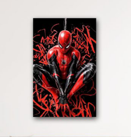 Metal Wall Art Spiderman, Metal Printed Wall aDecor